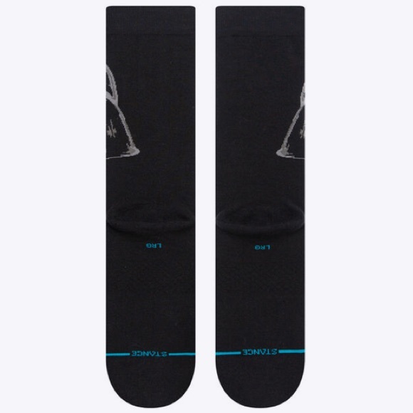 STANCE Unisex Star Wars Performance Combed Cotton Blend Crew Socks - LORD VADER - Picture 3 of 3